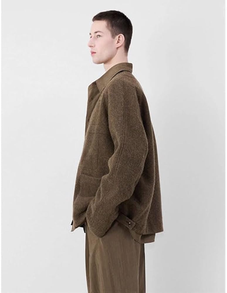 Amazon | [Lemaire] ルメール アルパカウール ノーカラージャケット